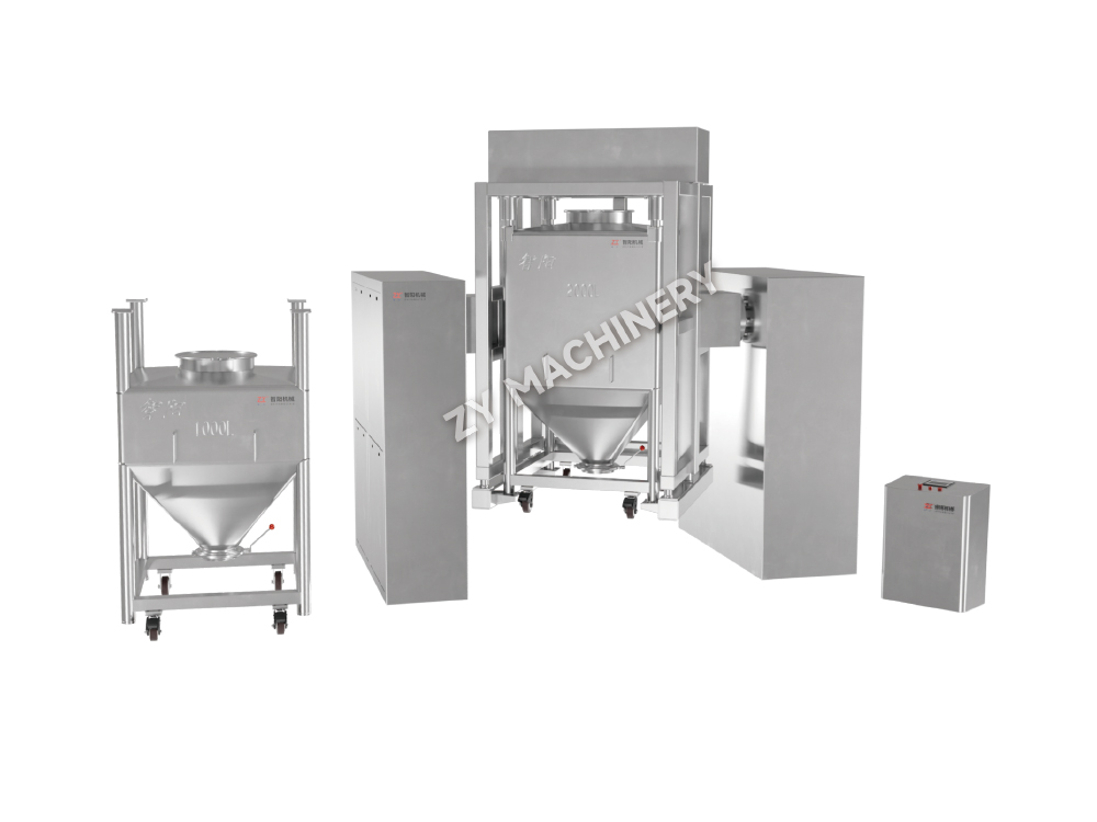 Автоматический подъемный смеситель для контейнеров HZD